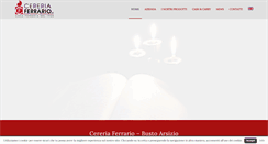 Desktop Screenshot of cereriaferrario.it